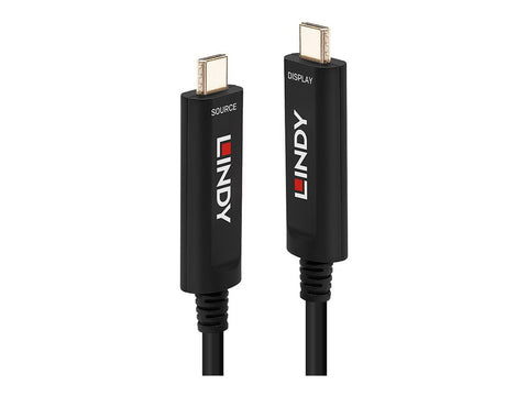LINDY Fibre Optic Hybrid USB C Video 5m