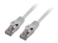 MCL CAT6A S/FTP LSZH Patch cable - 0.5m White