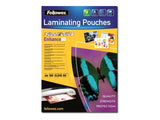 FELLOWES Pochettes SuperQuick brillantes A4 80 microns - Pack de 100
