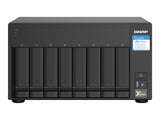 QNAP TS-832PX-4G 8-bay NAS server AL324 1.7GHz Quad Core 4Go DDR4 SODIMM Max. 16Go 2x10GbE SFP+ LAN + 2x2.5GbE