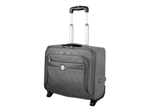 PORT DESIGNS Eco Trolley Made from Recycled Materials Mono Compartment Clamshell Trolley Padded 15.6p Laptop Compartment