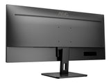 AOC U34E2M  Écran LED - 34" - 3440 x 1440 WQHD @ 100 Hz - VA - 300 cd/m² - 4000:1 - 4 ms - 2xHDMI, DisplayPort - noir