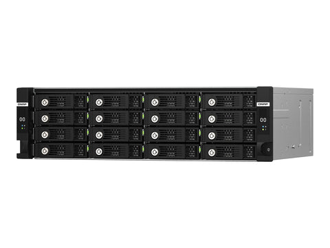 QNAP TL-R1620Sdc 16-bay 3U rackmount SAS 12Gbps JBOD expansion enclosure with SAS expander 12Gbps SAS/SATA 6Gbps drives