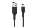 BELKIN BOOST CHARGE USB-A to USB-C Cable Braided 3M Black