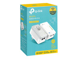 TP-LINK AV500 2-port Powerline WiFi Extender KIT including 1 TL-WPA4220  and 1 TL-PA4025P 500Mbps Powerline datarate 300Mbps