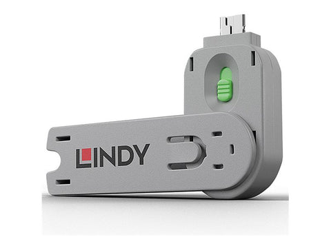 LINDY Clé pour bloqueur de port USB type A vert