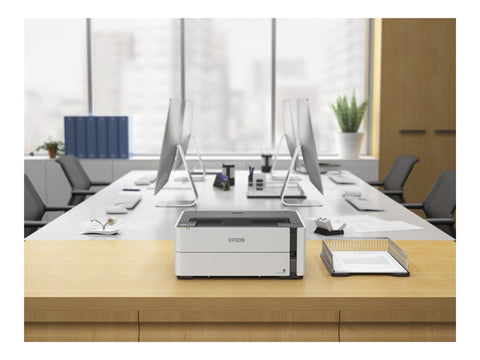 EPSON EcoTank ET-M1180 Printer Mono B/W Duplex ink-jet refillable A4 1200x2400dpi 20ppm capacity 250 sheets USB 2.0 LAN Wi-Fi