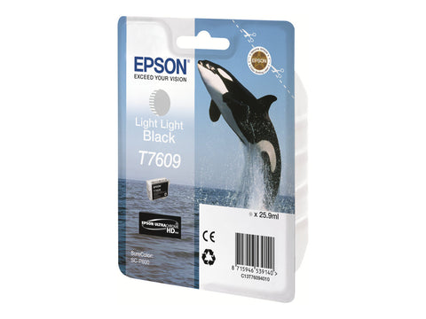 EPSON 5LB T7609 ink cartridge light light black high capacity 25 9ml 12.350 pages 1-pack