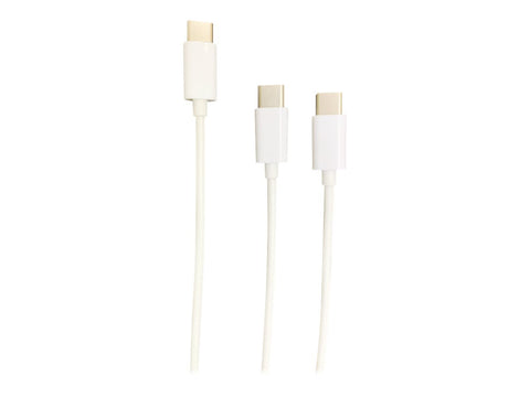 STEELPLAY Cable Dual Play & Charge Pour Manettes Blanc PS5