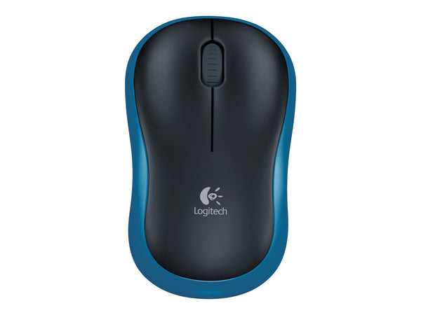 LOGITECH M185 Mouse optical wireless 2.4 GHz USB wireless receiver blue