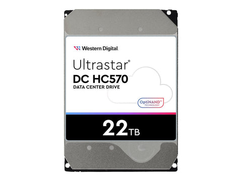 WESTERN DIGITAL Ultrastar DC HC570 3.5p 26.1MM 22000Go 512Mo 7200TPM SAS ULTRA 512E SE P3