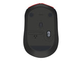 LOGITECH M171 Mouse wireless 2.4 GHz USB wireless receiver black red