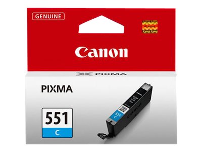 CANON 1LB CLI-551C ink cartridge cyan standard capacity 330 pages 1-pack