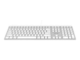 CHERRY KC6000 SLIM FOR MAC - Corded Keyboard - USB - SILVER (US)