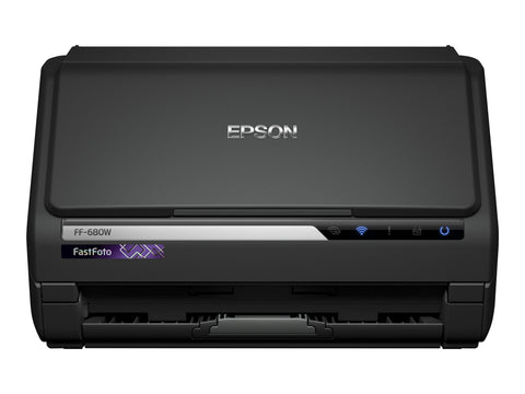 EPSON FastFoto FF-680W Document scanner Contact Image SensorCIS Duplex A4 600x600dpi 45ppm mono/45ppm colour ADF USB 3.0 Wi-Fi