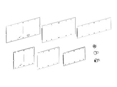 APC HyperPod Frame 4ft Aisle End Panel x2 Short Frame