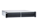 QNAP ES2486dc-2142IT-96G 24-Bay Enterprise ZFS NAS SAS 12G/6G Xeon D-2142IT 96Go RAM 7-LAN 4 SFP+ 3 RJ45 for Each Controller