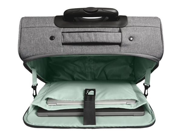 PORT DESIGNS Eco Trolley Made from Recycled Materials Mono Compartment Clamshell Trolley Padded 15.6p Laptop Compartment