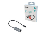 I-TEC USB-C Metal 2.5Gbps Ethernet Adapter 1x USB-C to RJ-45 LED compatible with Thunderbolt 3