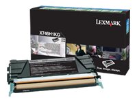 LEXMARK X746, X748 cartouche de toner noir capacité standard 12.000 pages pack de 1 - retour program