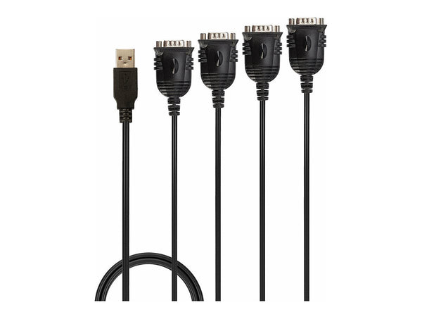 LINDY USB to 4 Port Serial Converter