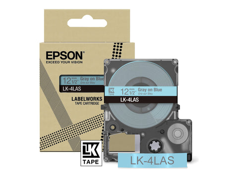 EPSON Colour Tape Blue/Grey 12mm 8m LK-4LAS