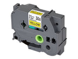 BROTHER P-TOUCH TZE-651 noir sur jaune  24mm
