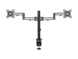 EATON TRIPPLITE Dual-Monitor Flex-Arm Desktop Clamp for 13p to 27p Displays