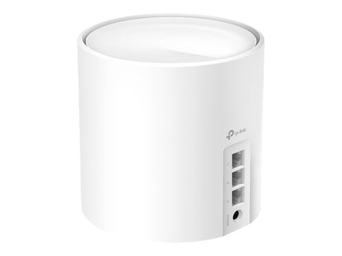 TP-LINK AX3000 Whole Home Mesh Wi-Fi 6 Unit 574Mbps at 2.4GHz + 2402Mbps at 5GHz 2xInternal Antennas 3xGigabit Ports WAN/LAN