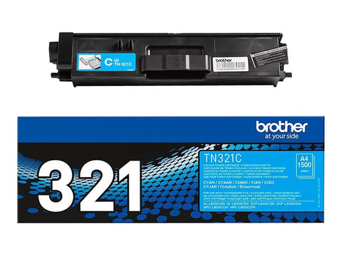 BROTHER TN-321C cartouche de toner cyan capacité standard 1.500 pages pack de 1