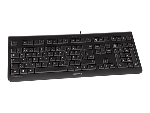 CHERRY KC 1000 105+4 key USB black Corded Keyboard (PAN)