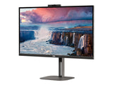 AOC Q27V5CW/BK Moniteur 27'' 2560 x 1440 QHD @ 75 Hz - IPS - 300 cd/m² HDMI, DisplayPort, USB-C - HP- WEBCAM