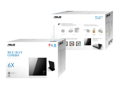 ASUS Lecteur Blu-ray combo externe x6