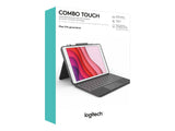LOGITECH Combo Touch for iPad 7th & 8th generation - Graphite - Fra