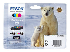 EPSON 3LB 26 ink cartridge black and tri-colour standard capacity 19.7ml 1-pack RF-AM blister w/s