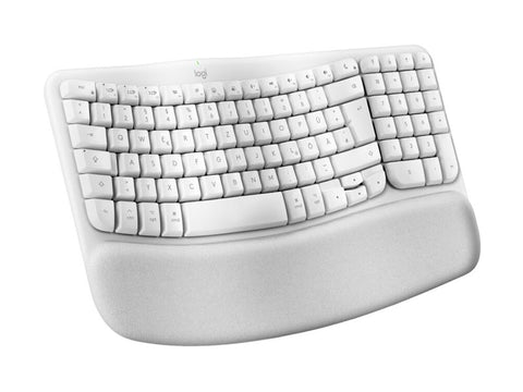 LOGITECH Wave Keys Wireless Ergonomic Keyboard - OFFWHITE (FR)