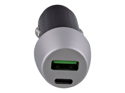 TNB Chargeur allume-cigares haute puissance 2USB 38W max - Garantie à vie - noir