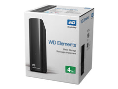 WD Elements 4TB HDD USB3.0 3,5inch RTL extern RoHS compliant black