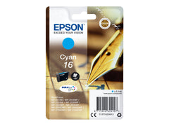 EPSON 1LB 16 ink cartridge cyan standard capacity 3.1ml 165 pages 1-pack RF-AM blister w/s
