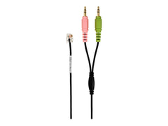 EPOS UI Box to PC Cable: Modular plug to two 3.5mm jack plug