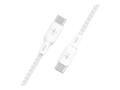 BELKIN 100w USB-C to USB-C Braided Cable 3M White