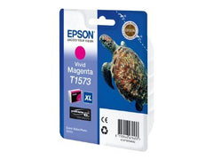 EPSON 5LB T1573 ink cartridge vivid magenta standard capacity 1-pack blister without alarm