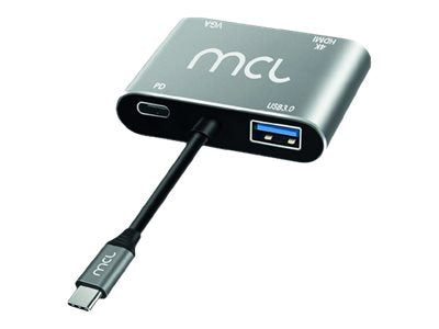 MCL Docking station Type C to HDMI VGA USB Power Delivery