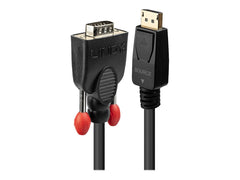 LINDY DisplayPort/VGA Converter Cable 1m DisplayPort Male to VGA Male DP passive