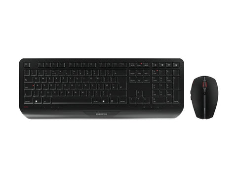 CHERRY GENTIX Desktop Wireless desktop Keyboard and Mouse black (GB)