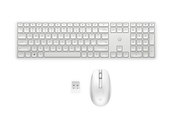 HP 655 Wireless Keyboard and Mouse Combo White (FR)