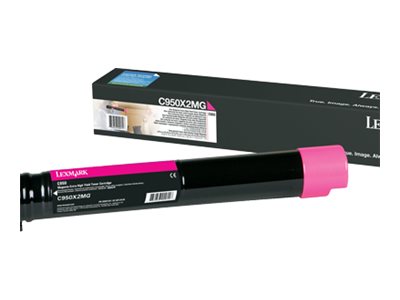 LEXMARK C950 cartouche de toner magenta capacité standard 24.000 pages pack de 1