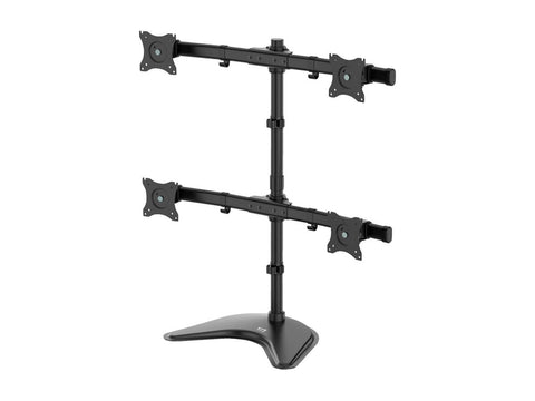 EATON TRIPPLITE Quad-Display Desktop Monitor Stand for 13inch to 27inch Flat-Screen Displays