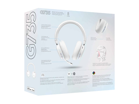 LOGITECH G735 - OFF WHITE - EMEA-914