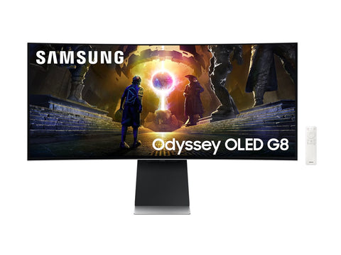 SAMSUNG LS34DG850SUXEN ODYSSEY OLED G8 G85SD 34p 175Hz SMART 1800R UWQHD 3440x1440 175Hz QD-OLED Glare-Free 0.03ms 1800R
